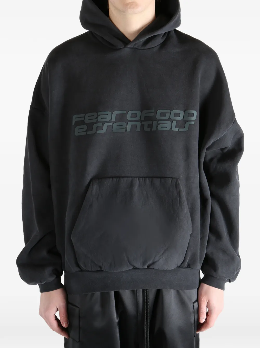 FEAR OF GOD ESSENTIALS 90s fleece hoodie Grijs