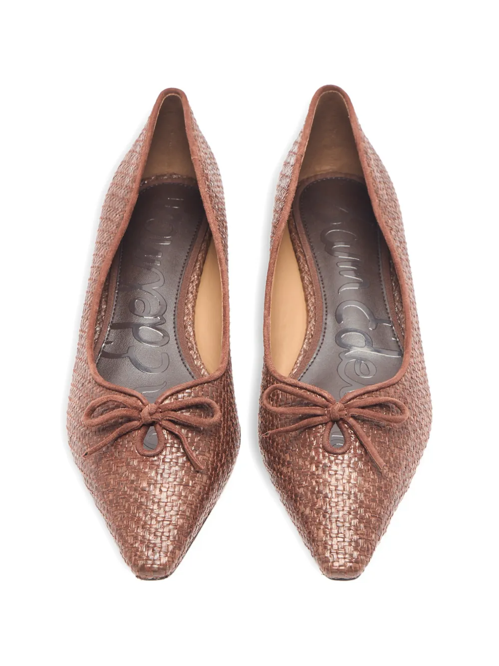 Sam Edelman Ballerina's met puntige neus Bruin