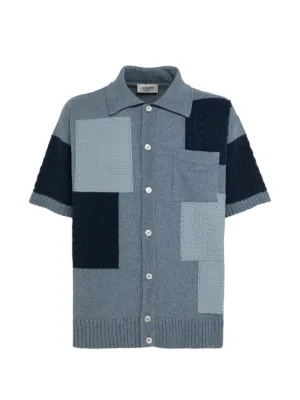 Marine Serre Moon Laser デニムシャツ | ブルー | FARFETCH JP