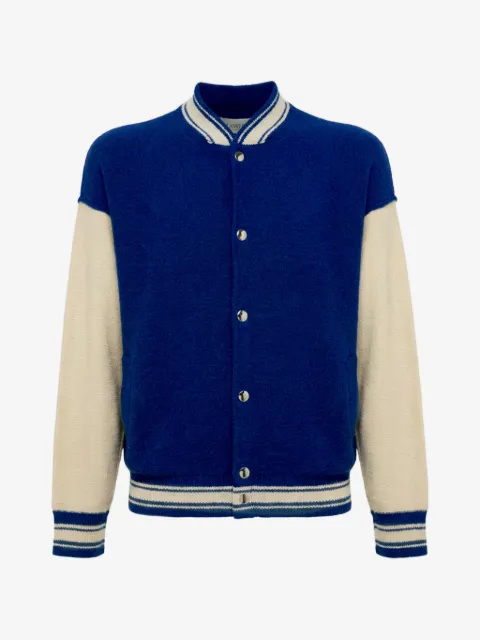 Laneus knitted bomber jacket