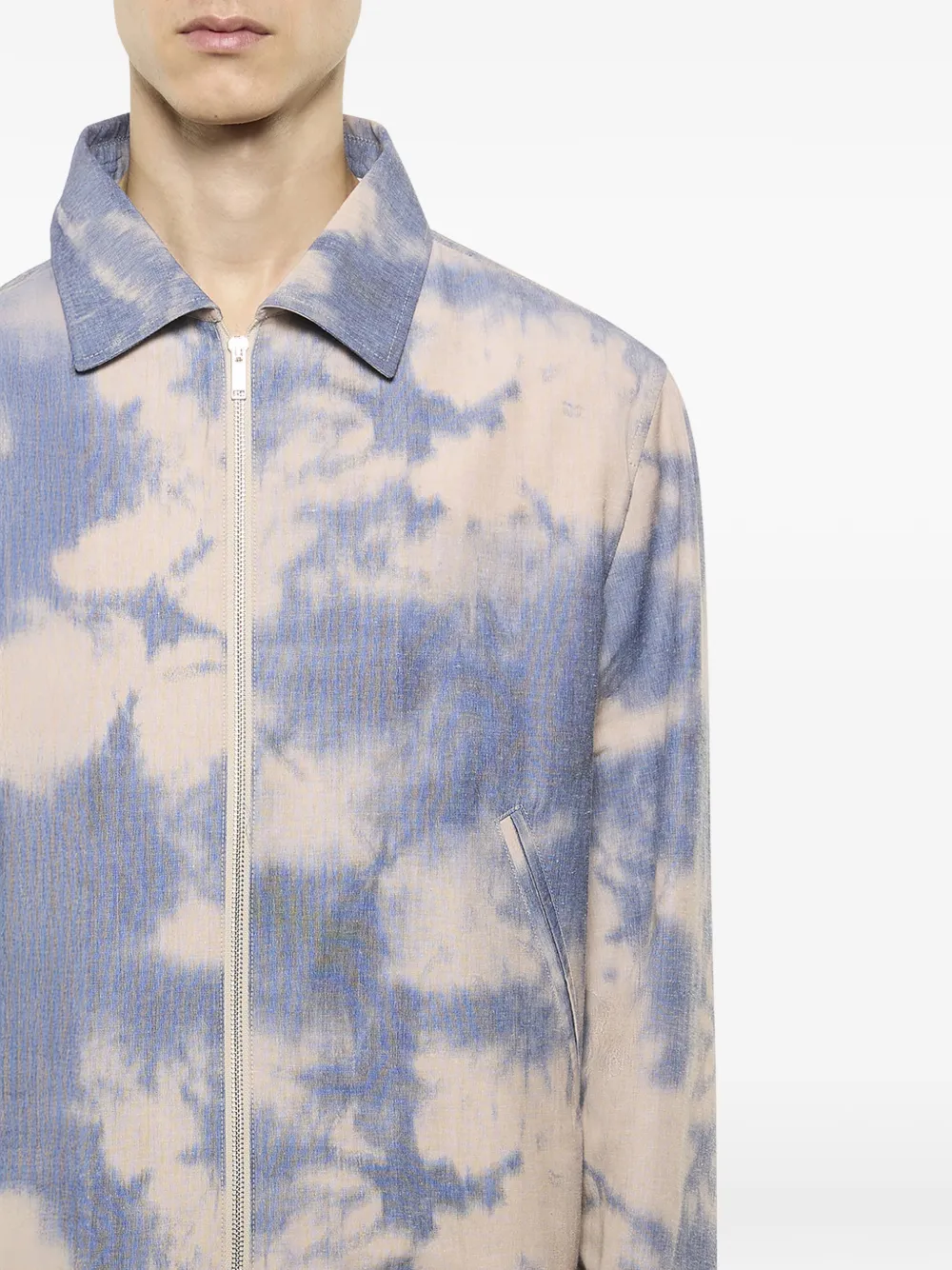 Tie-Dye Zip Jacket