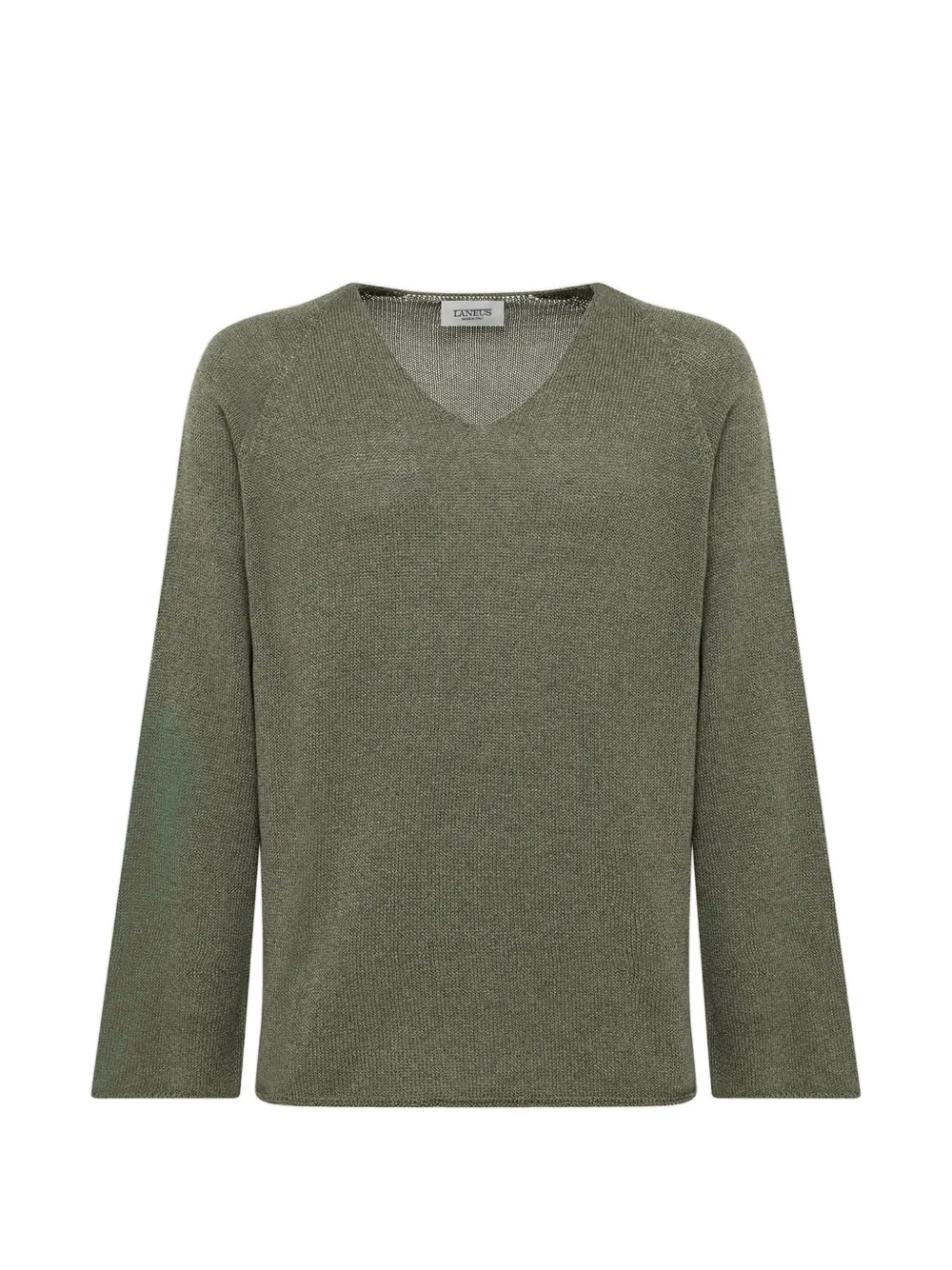 Laneus V-neck long-sleeve jumper - Grün
