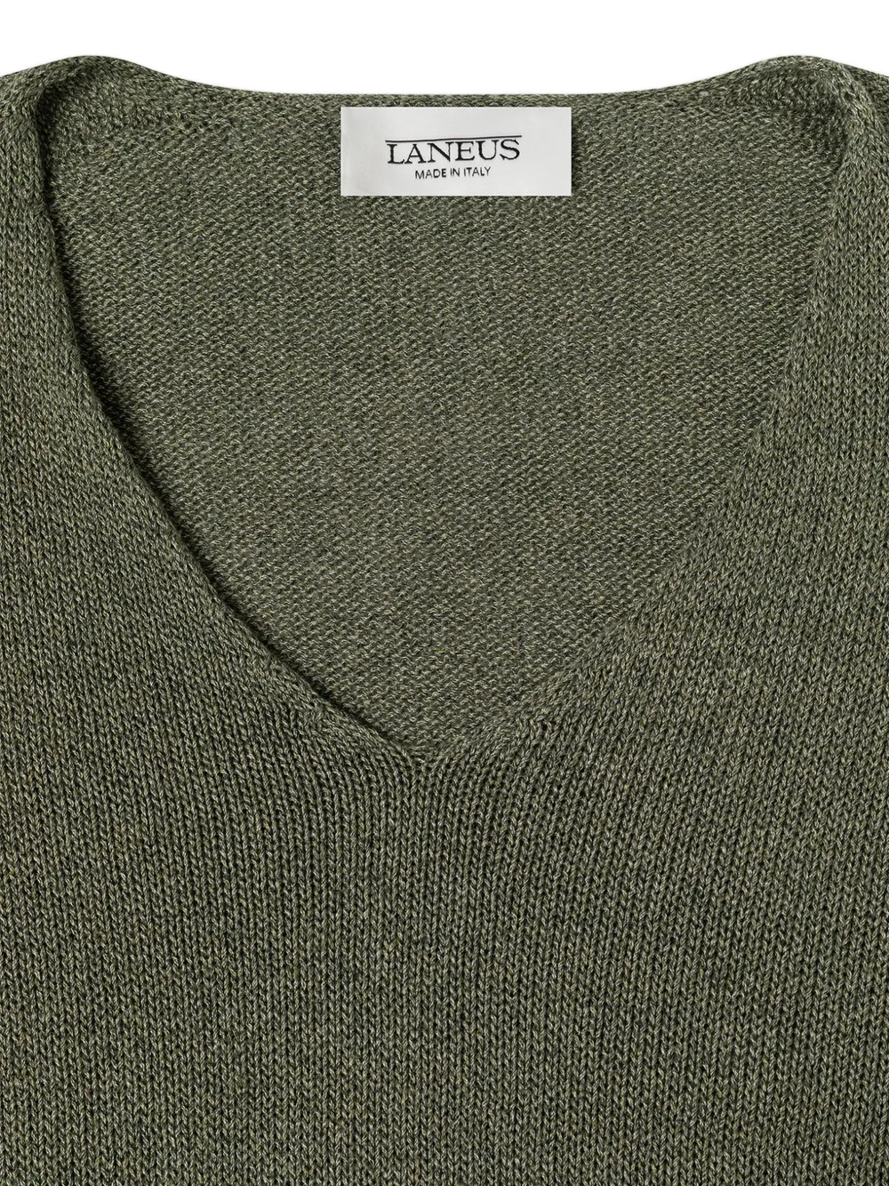  Laneus Pull à Col V - Vert 
