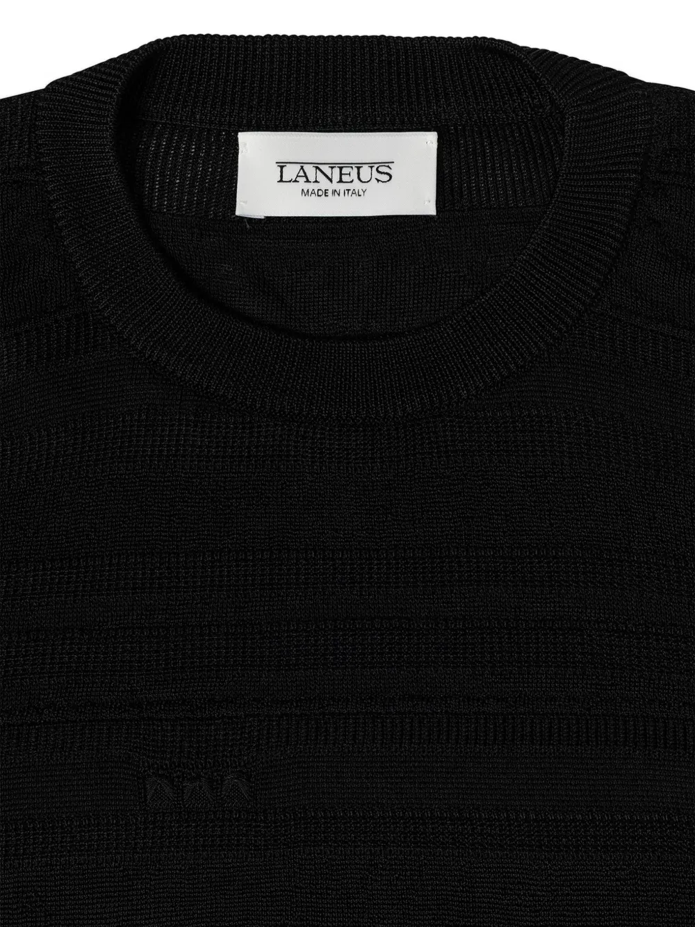  Laneus Knitted T-shirt - Black 
