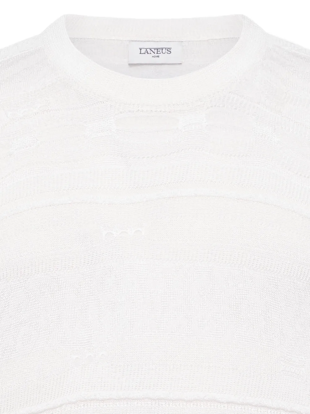 Laneus Gebreid T-shirt Wit