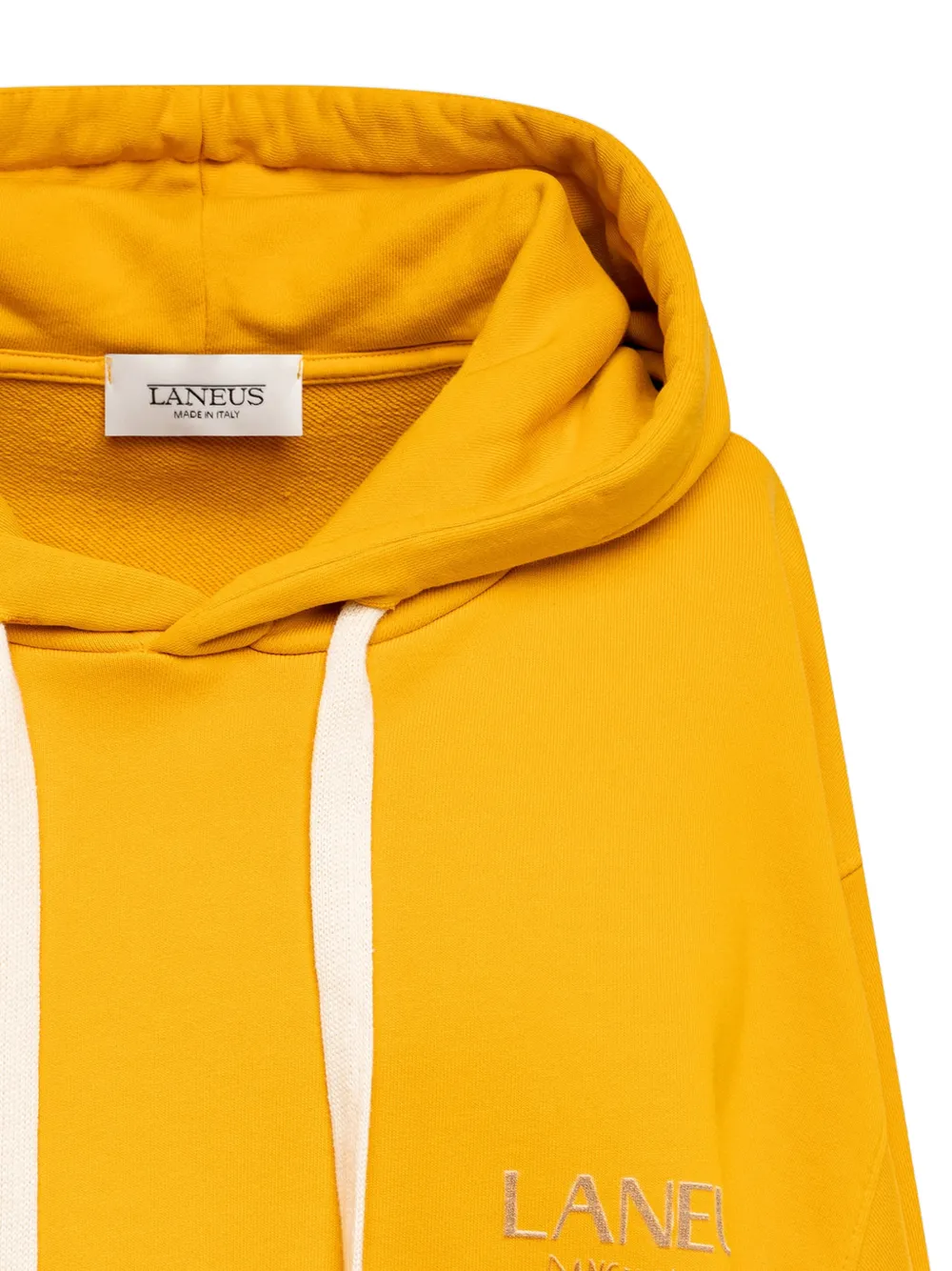 Laneus Hoodie met print Geel