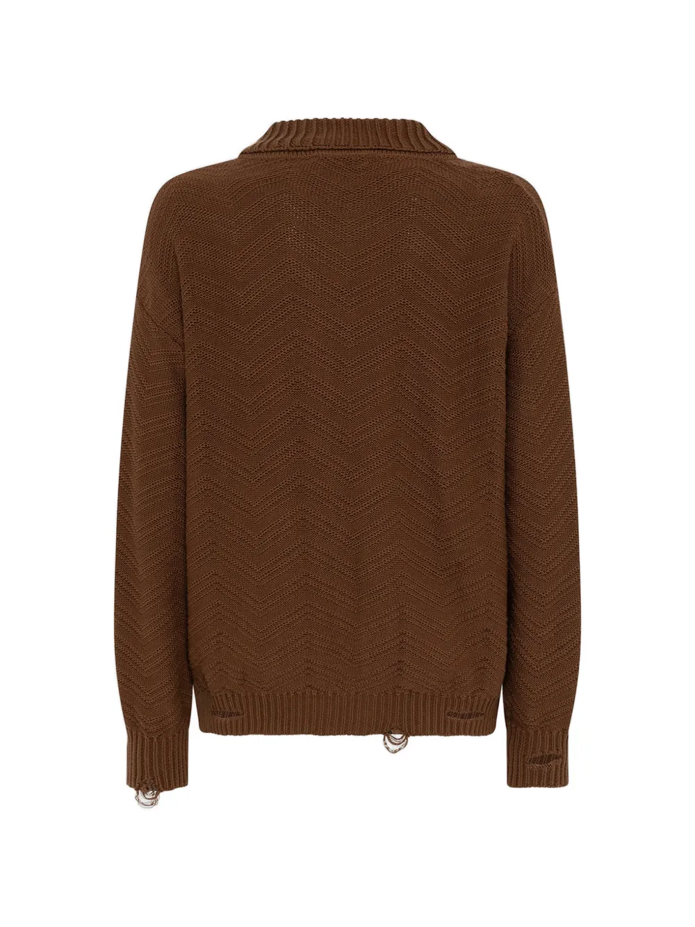 Laneus boxy fit knitted polo | Cardigans