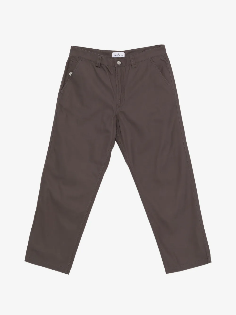 Stone Island 3100014 cotton canvas trousers | Grey | Image 1