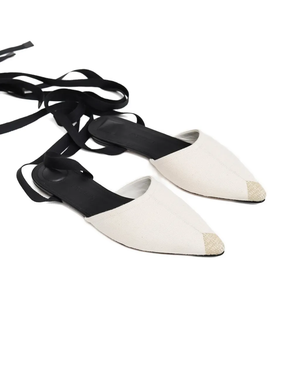 Jacquemus Sandalen met gestrikt bandje Beige