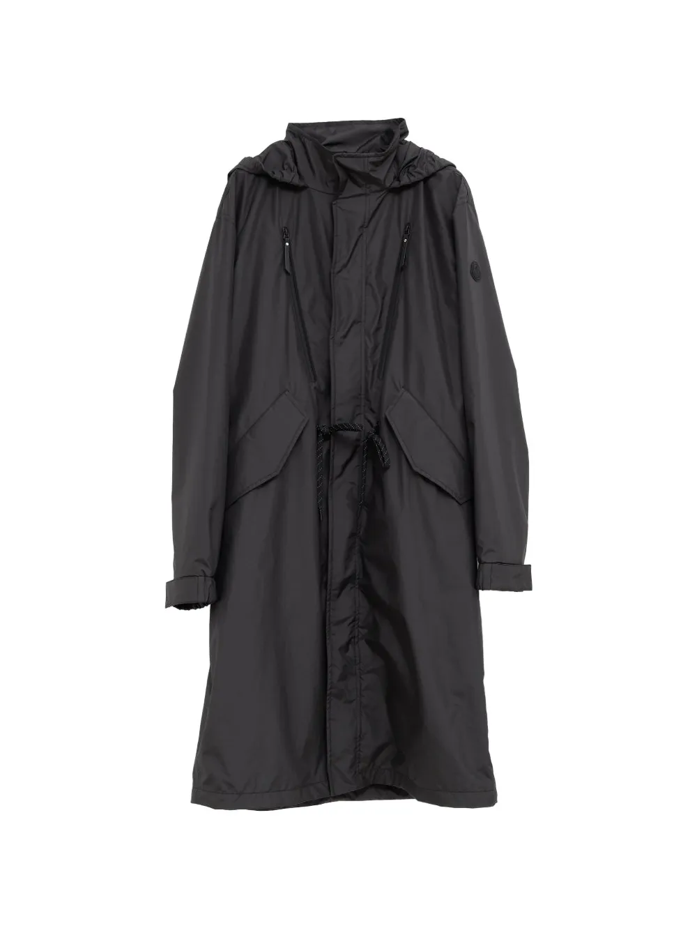 Moncler hooded drawstring jacket | Black | Image 1