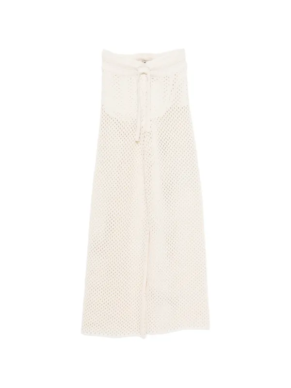 Golden Goose Crochet Trousers in Neutrals