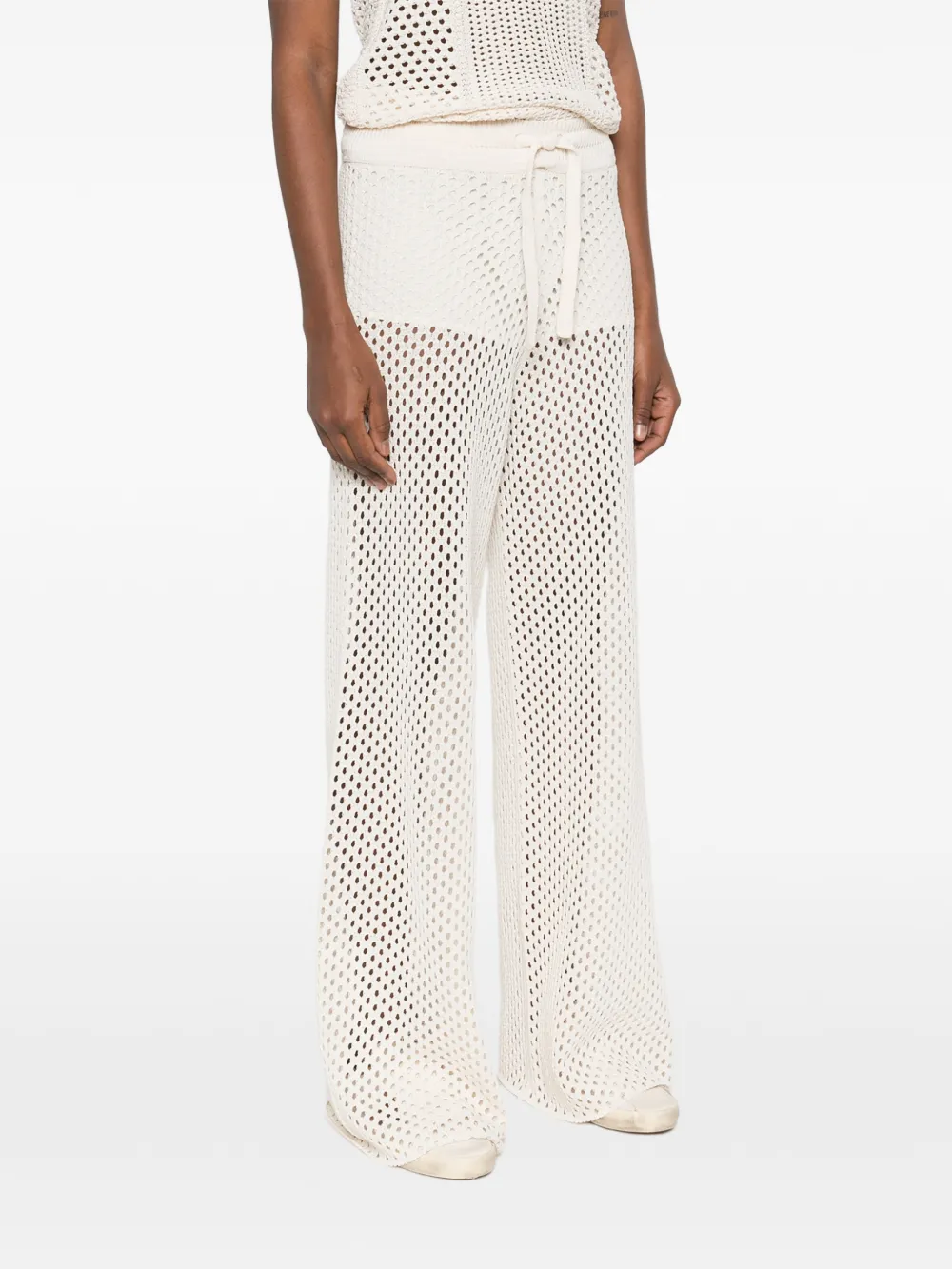 Golden Goose Gehaakte broek Beige