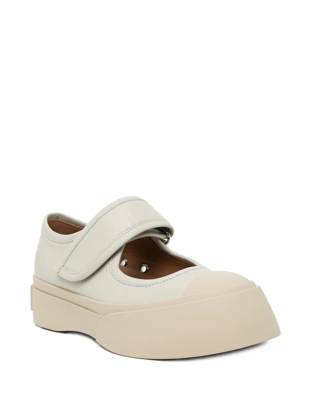Marni Mary Jane sneakers Beige