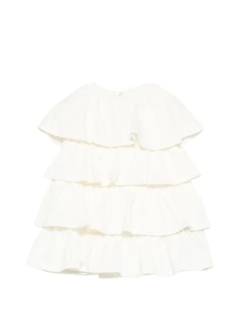 Balmain Kids ruffled dress