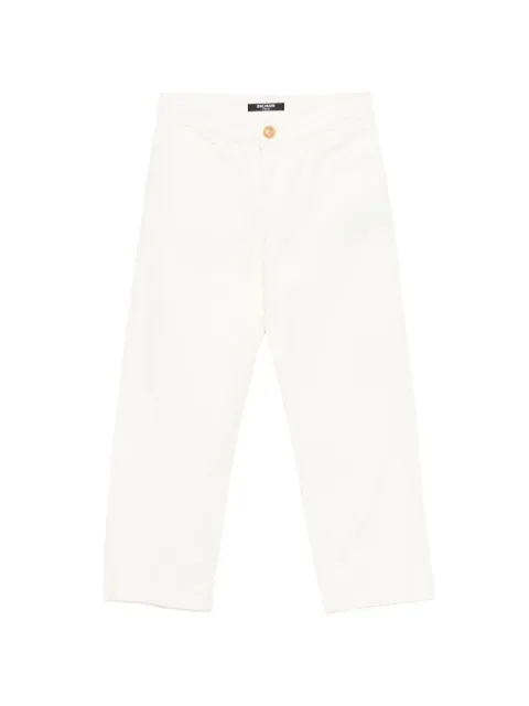 Balmain Kids jeans con detalle de botones