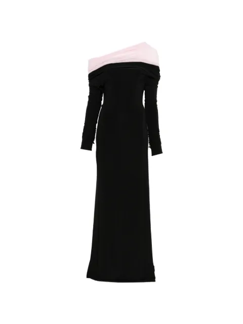Atu Body Couture Crown off-shoulder long-sleeve maxi dress