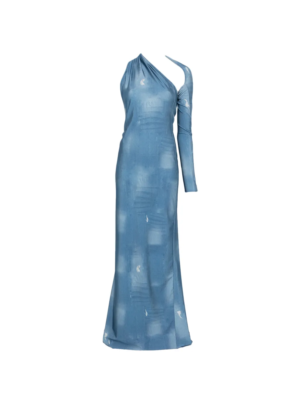 Atu Body Couture one-shoulder maxi dress - Blau