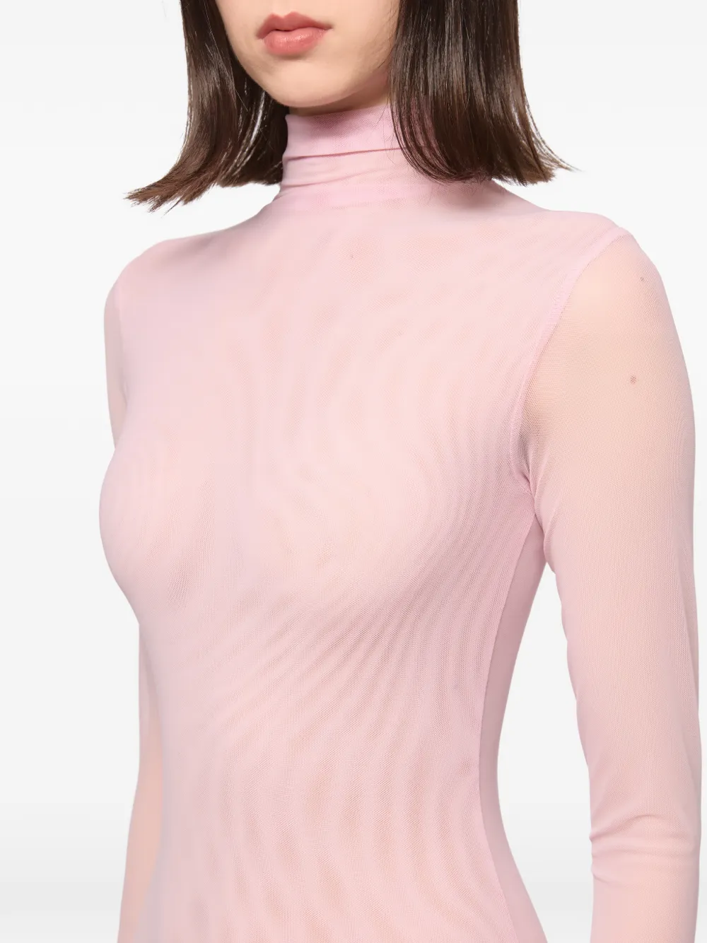 Atu Body Couture Maxi-jurk met lange mouwen Roze
