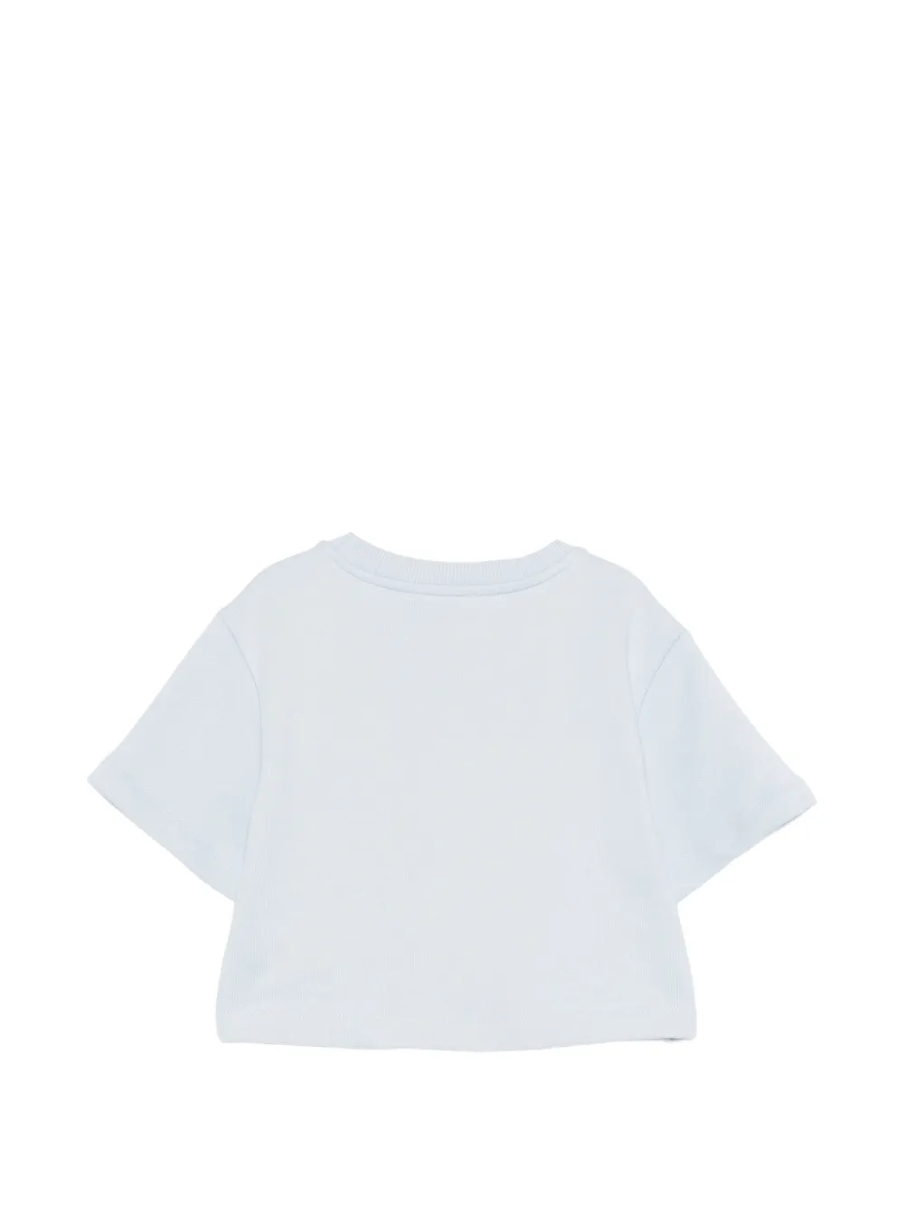 Balmain Kids T-shirt met logoprint Blauw