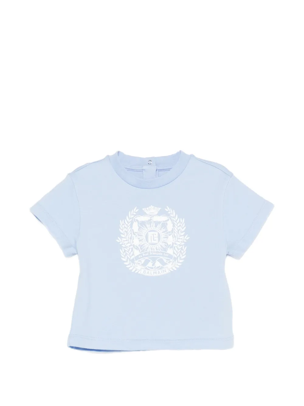 Balmain Kids T-shirt con stampa - Blu