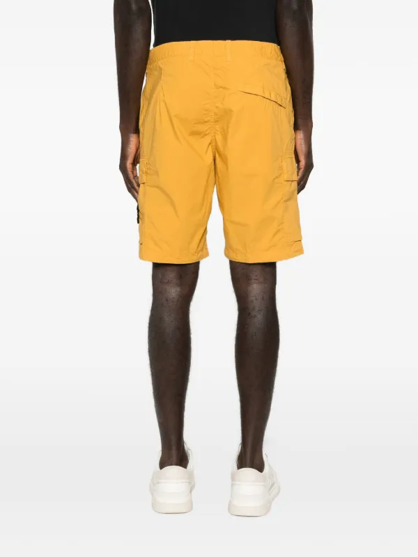 Stone Island Cargo Pocket Shorts | Yellow | FARFETCH