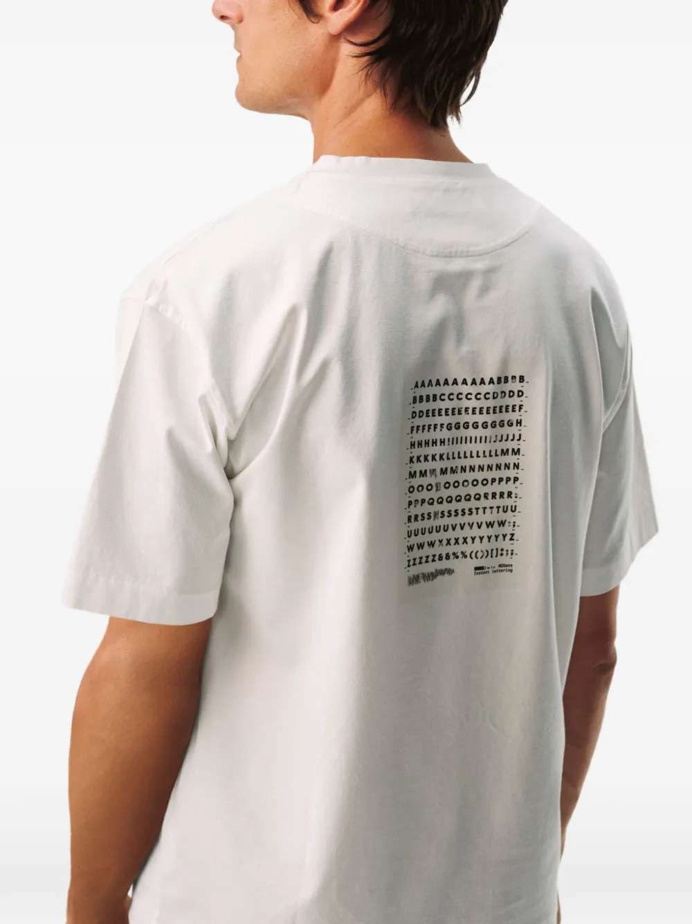  Massimo Osti Studio Lettering-detail T-shirt - Neutrals 