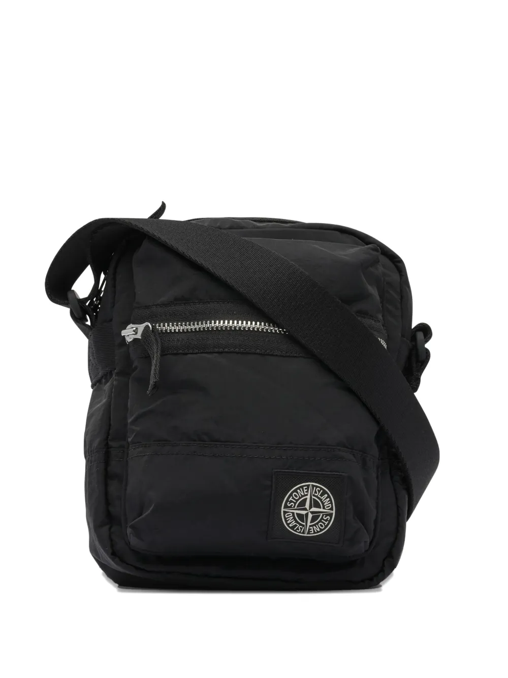 Stone Island nylon metal messenger bag - Schwarz