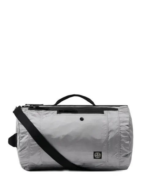 Stone Island logo patch tote bag