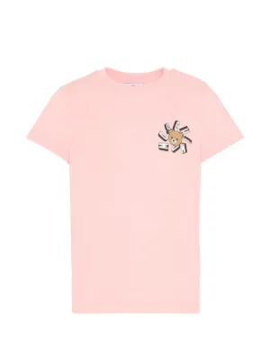 Fendi Kids Logo short-sleeve T-shirt | Pink | FARFETCH