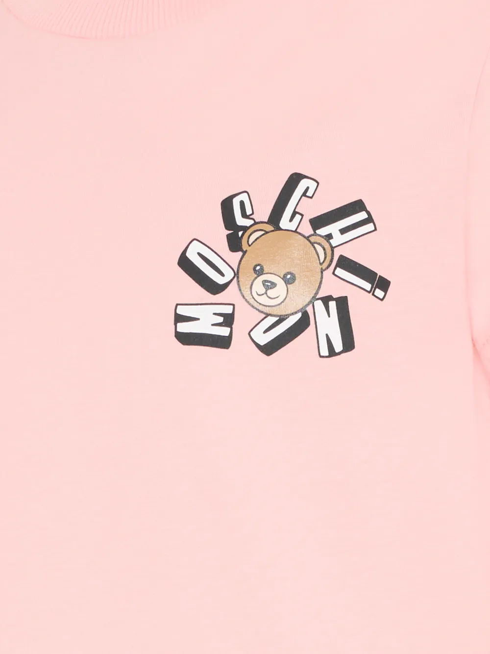 Moschino Kids Grafisch T-shirt met korte mouwen Roze
