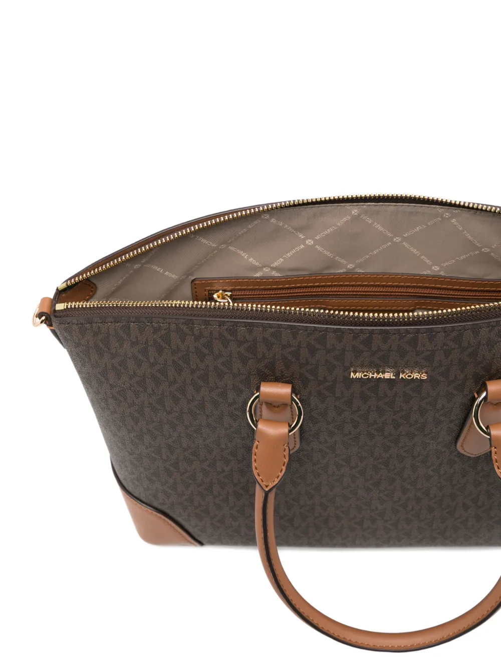 Michael Kors Grote Murphy shopper met monogram Bruin
