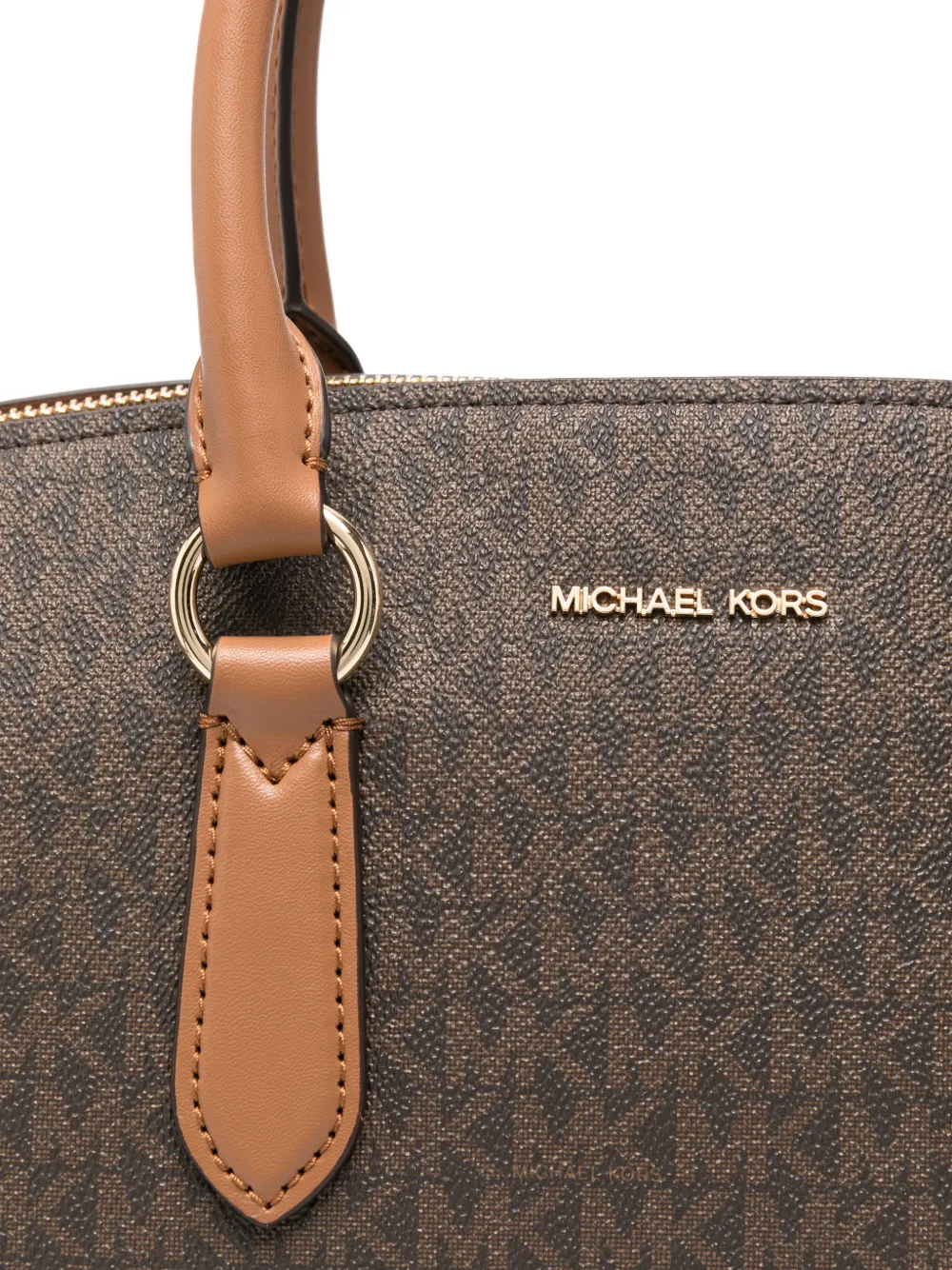 Michael Kors Grote Murphy shopper met monogram Bruin