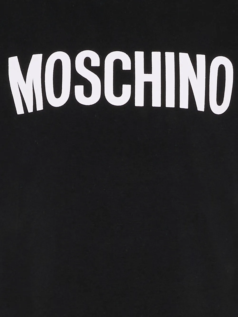 Moschino Kids T-shirt met logo Zwart