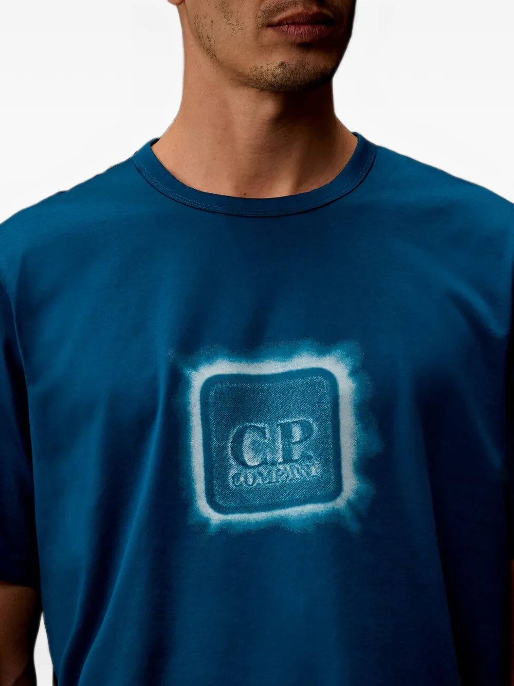 C.P. Company T-shirt met logo Blauw