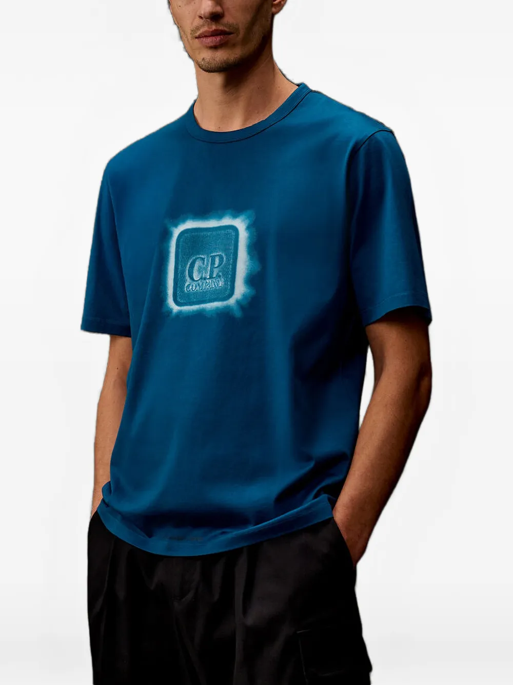 C.P. Company T-shirt met logo Blauw