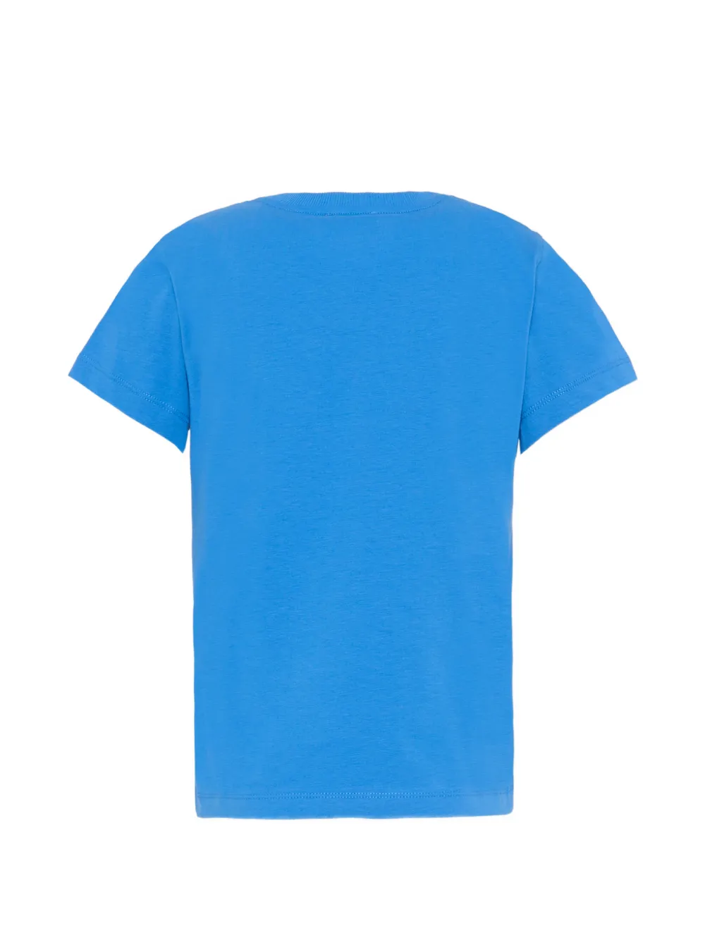 Moschino Kids T-shirt met logo Blauw