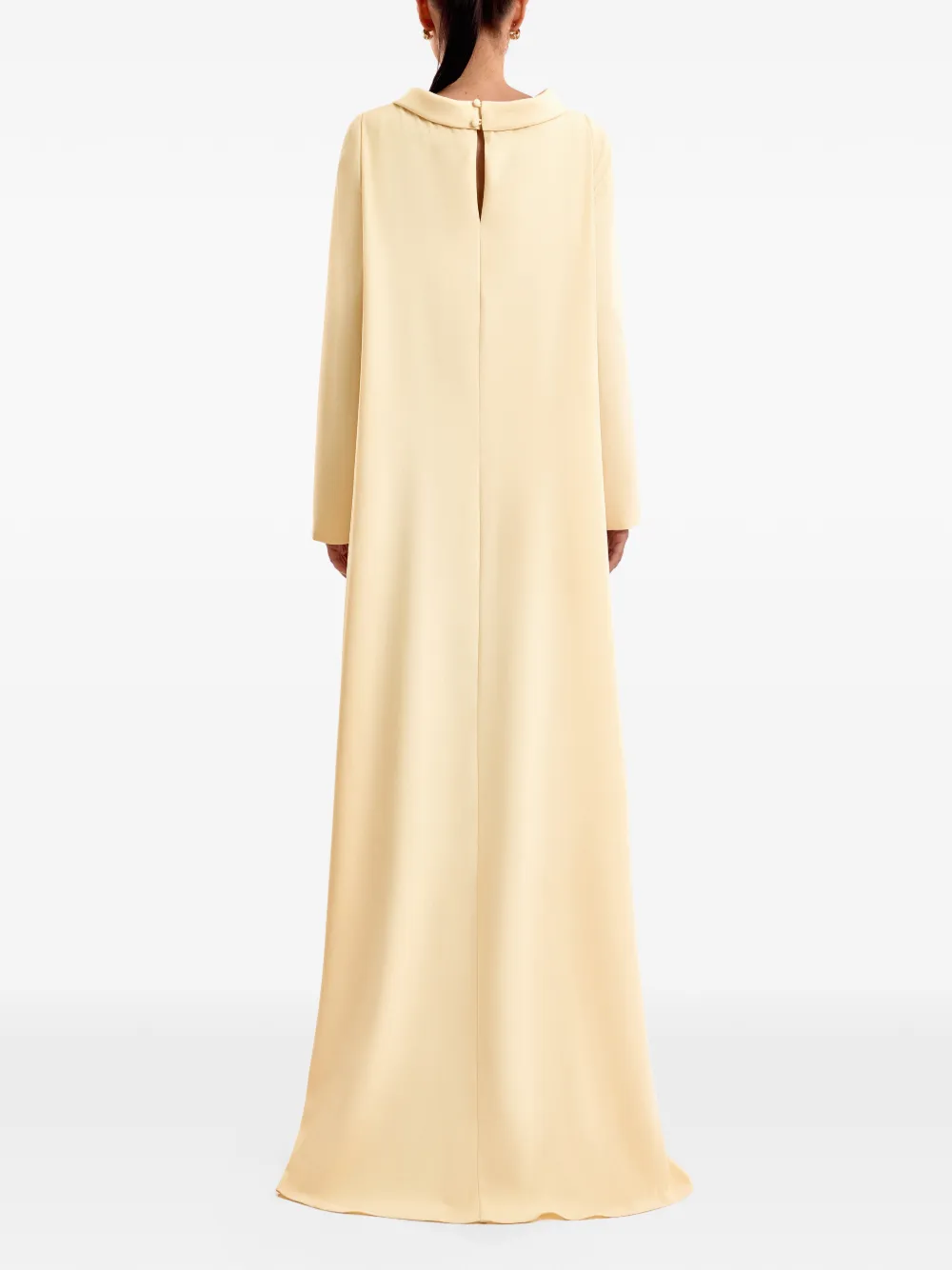 Gemy Maalouf Tuniek met geborduurde kalligrafie Beige
