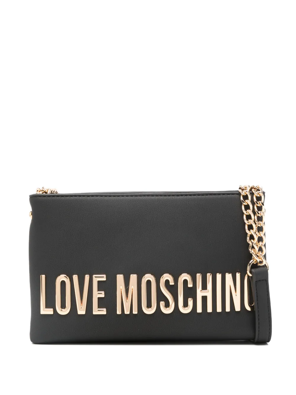 Love Moschino chain-strap cross body bag - Nero