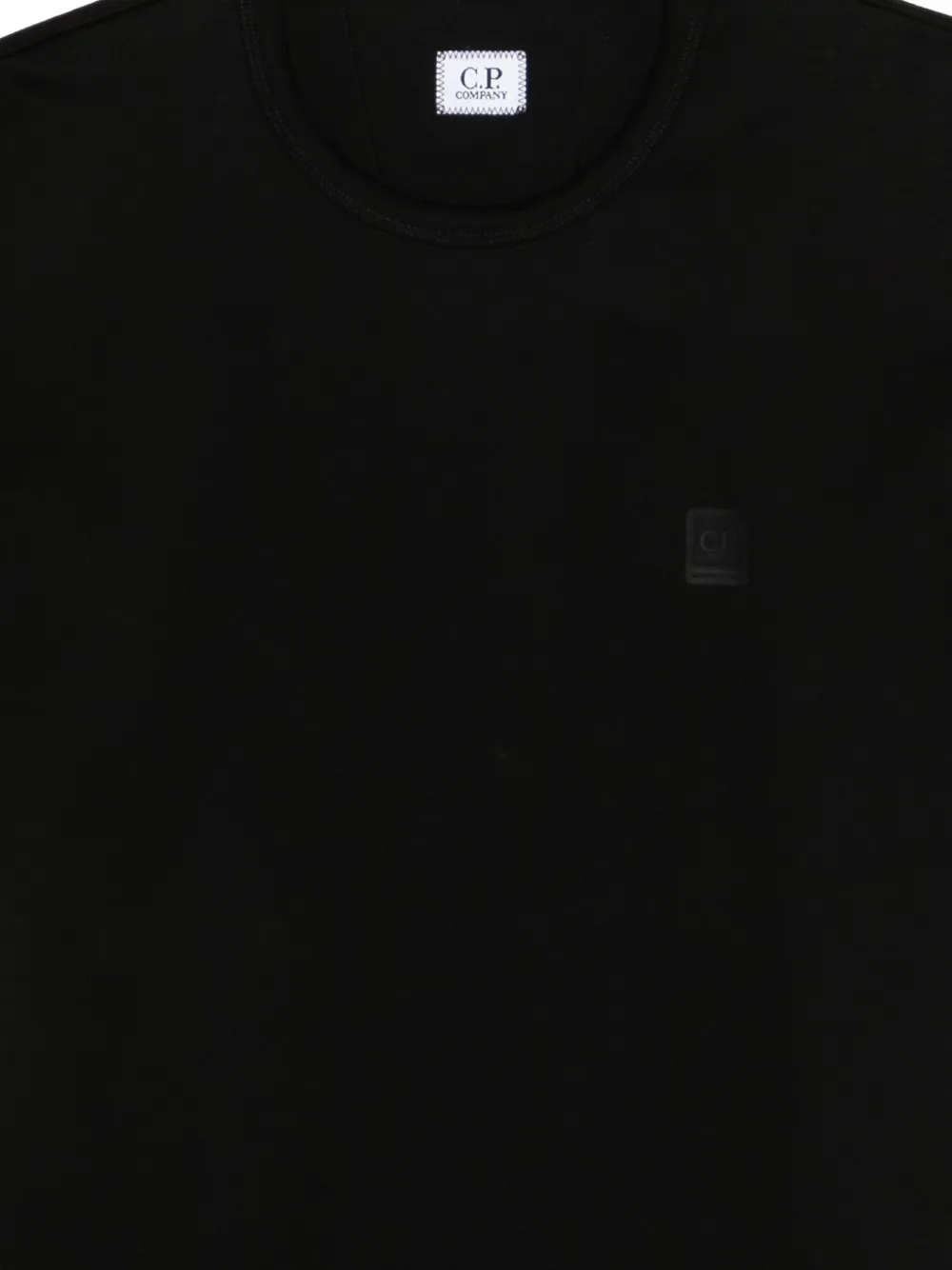 C.P. Company T-shirt met logopatch Zwart