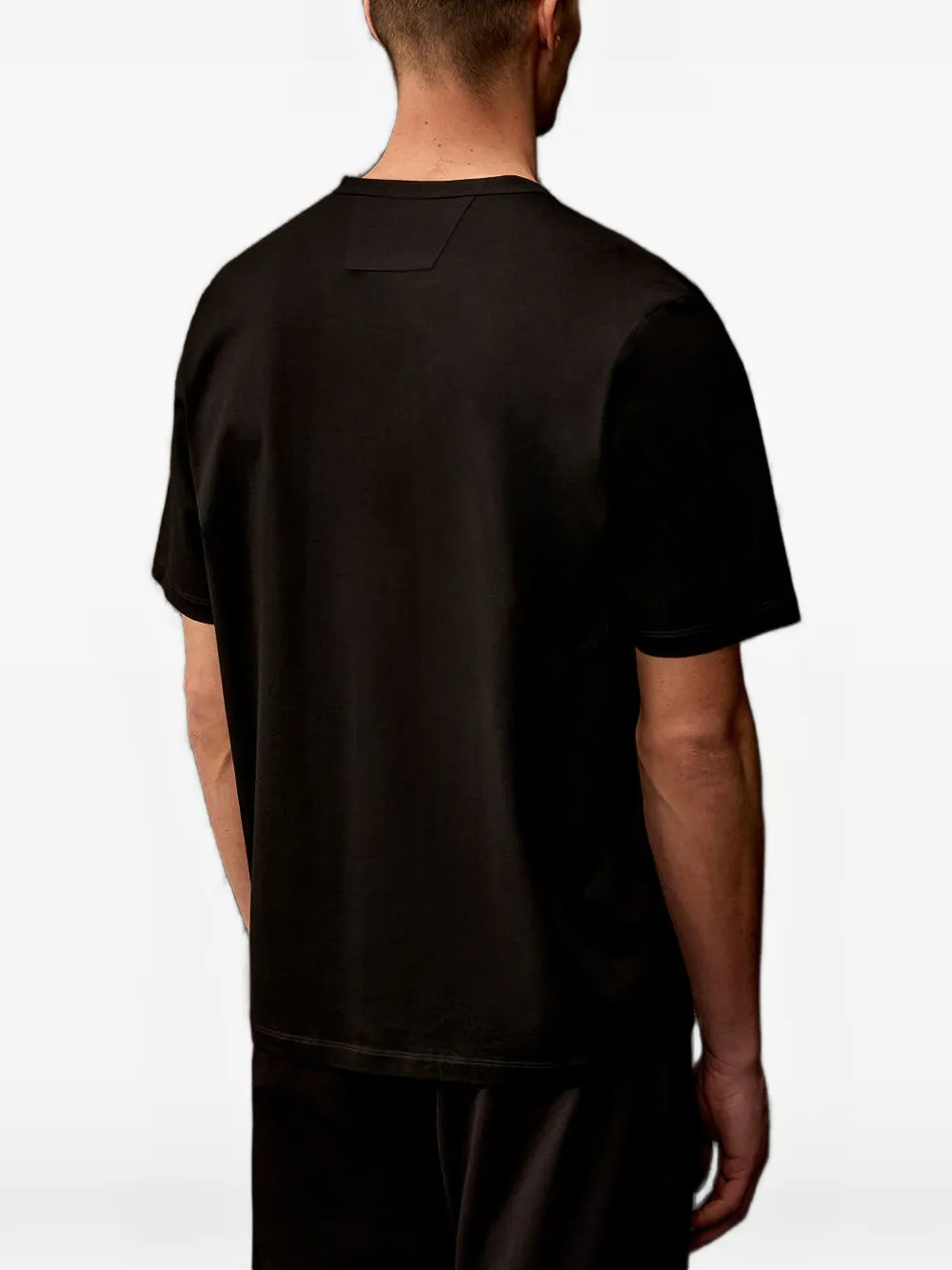 C.P. Company T-shirt met logopatch Zwart