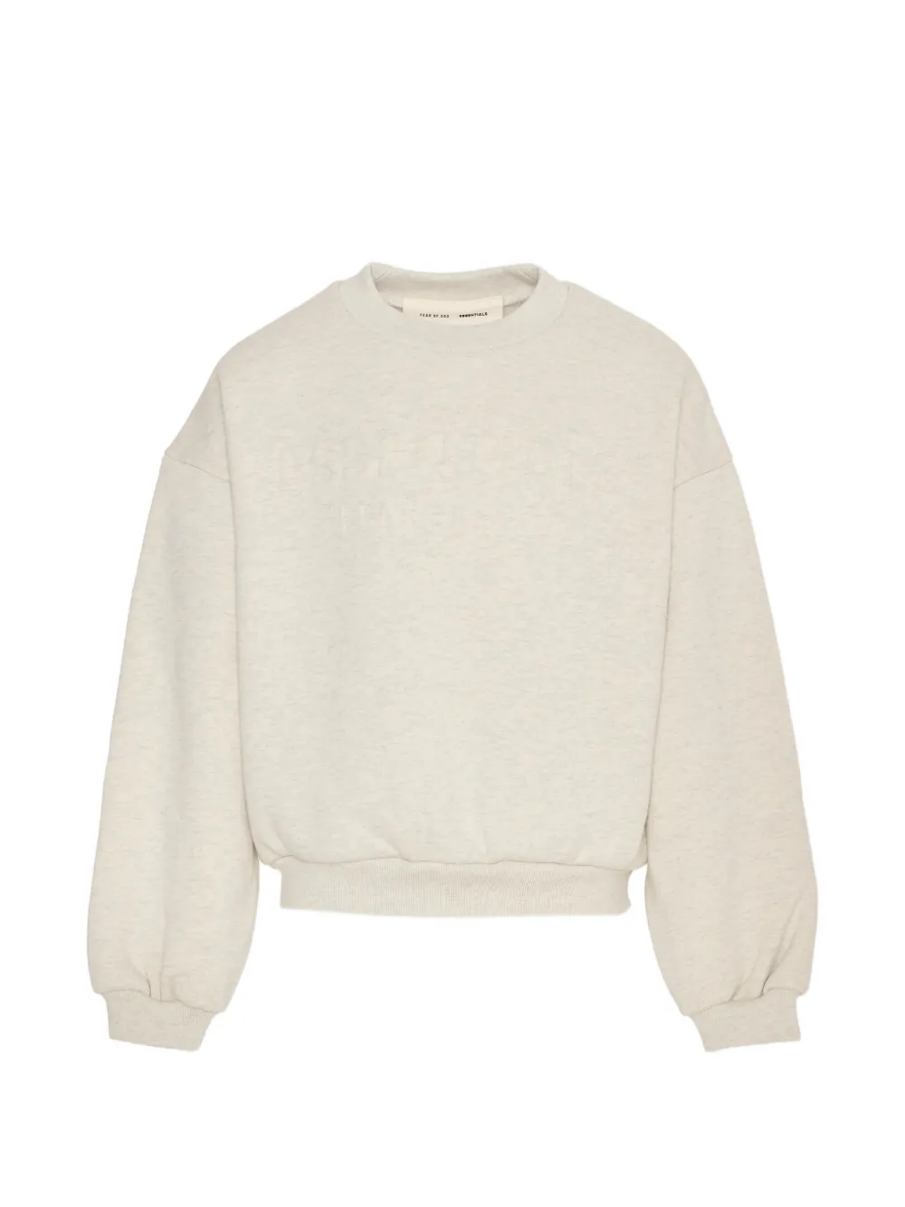 FEAR OF GOD ESSENTIALS KIDS embossed sweater - Toni neutri