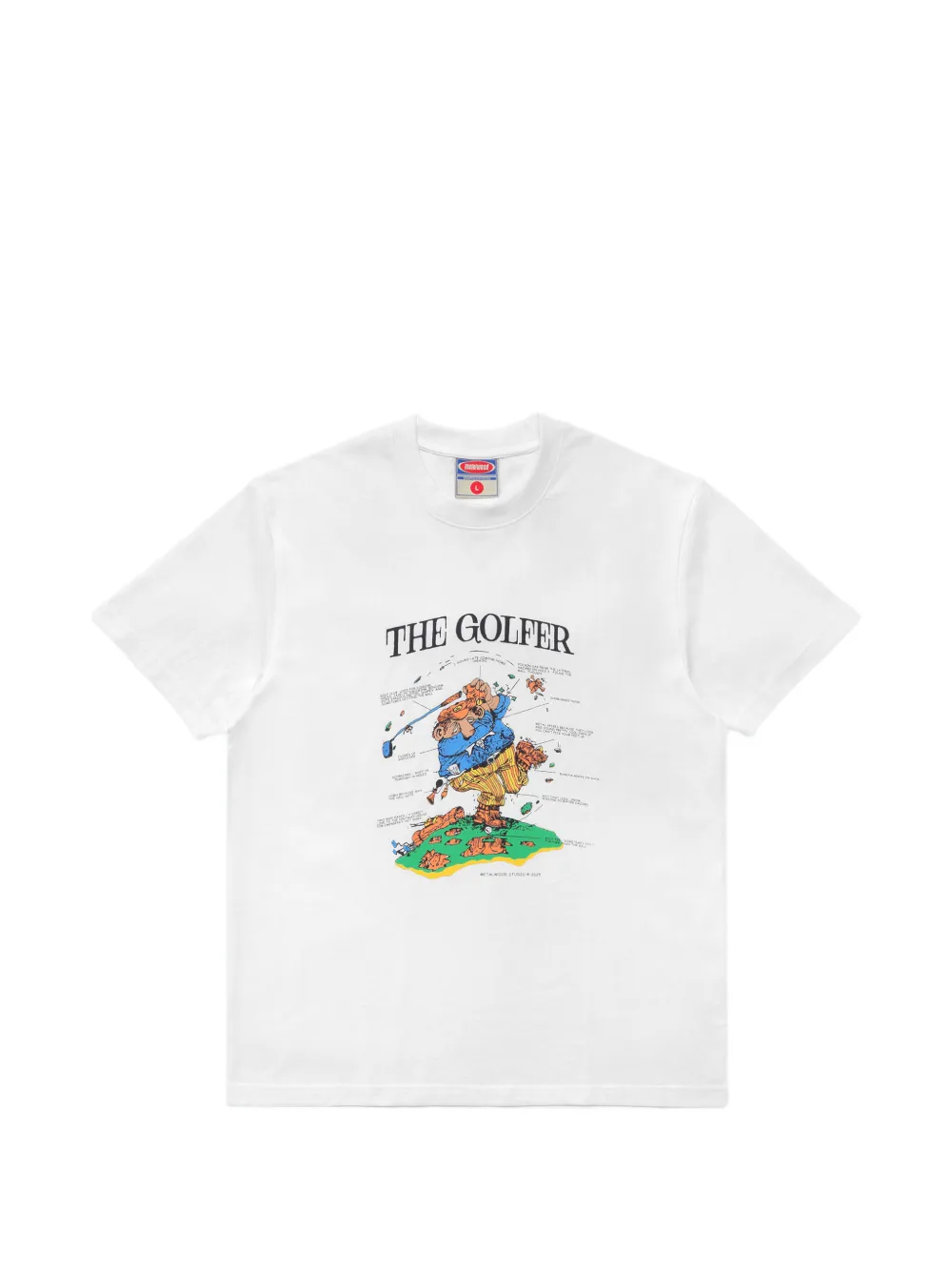 Metalwood Studio Graphic Print Crewneck T-shirt In White