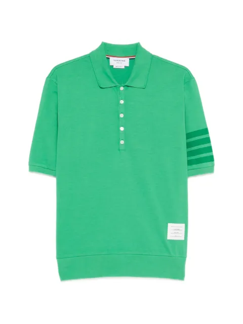 Thom Browne stripe-detail polo shirt
