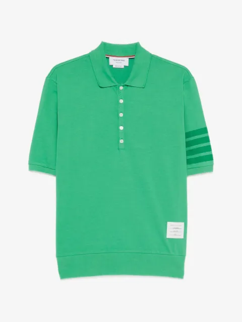 Thom Browne stripe-detail polo shirt
