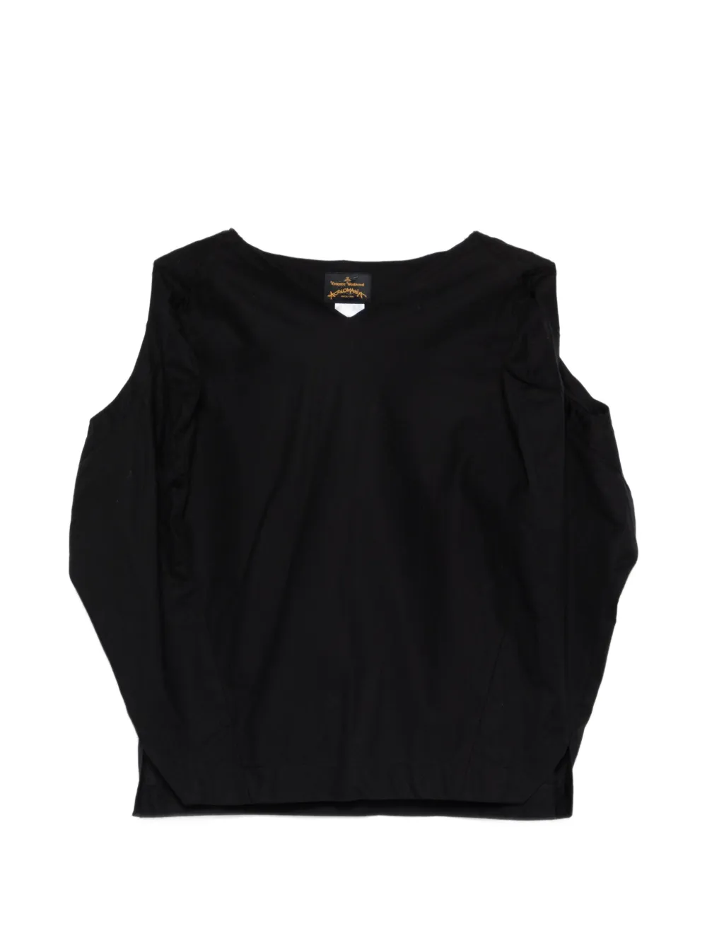 Pre-owned Vivienne Westwood 2015-2016 Cut-out Blouse In Black