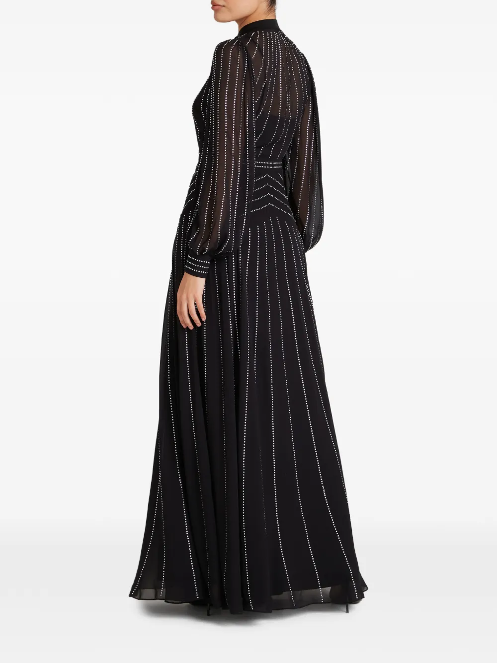 Villanelle Buttoned Embellished Maxi Dress