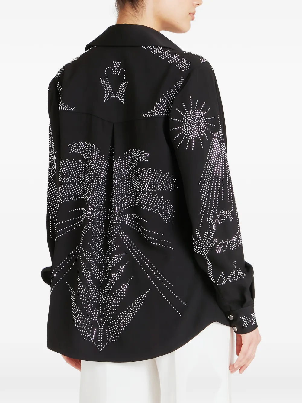  Temperley London Villanelle Embellished Jacket - Black 