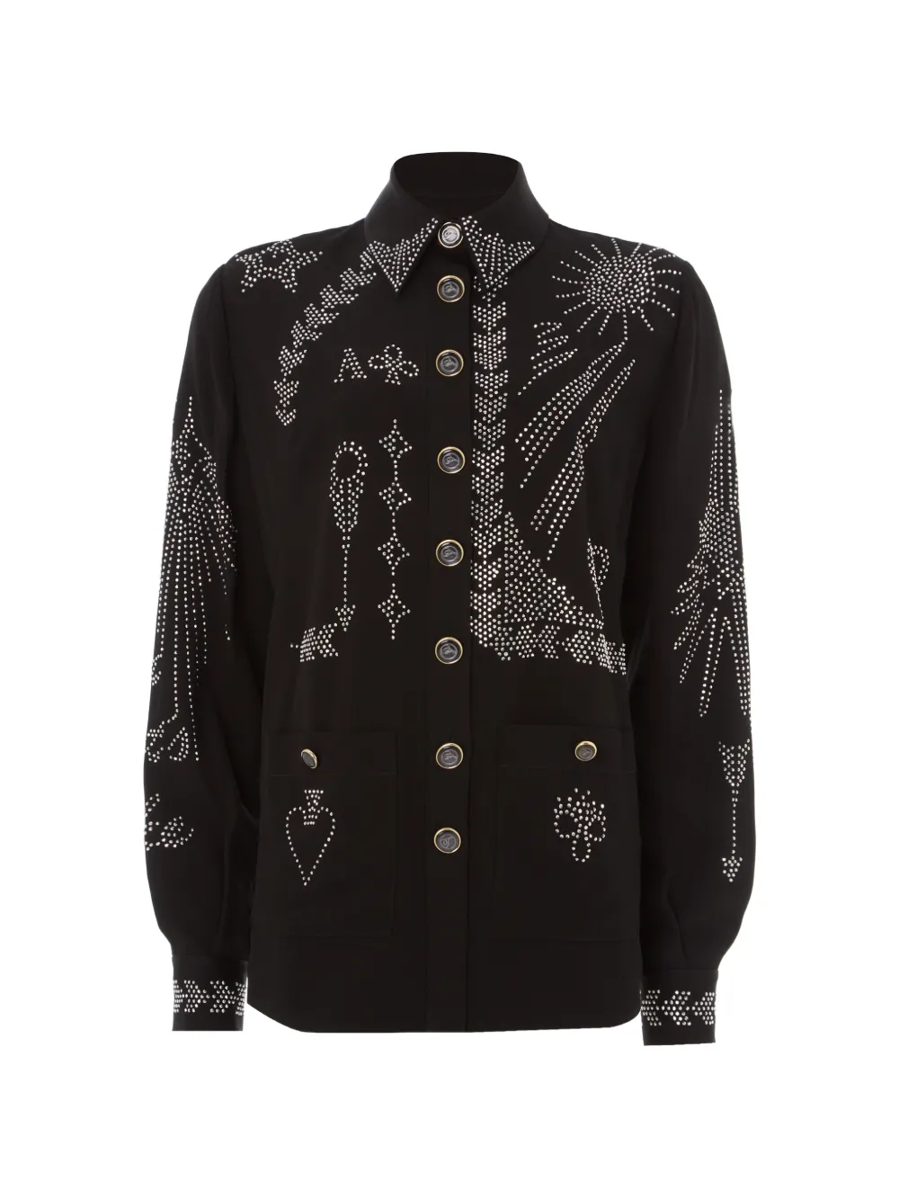 Temperley London Villanelle embellished jacket - Nero