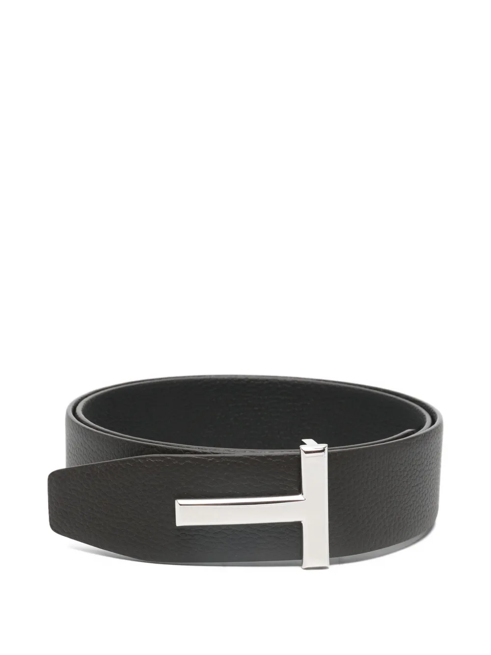 TOM FORD logo-buckle belt - Nero