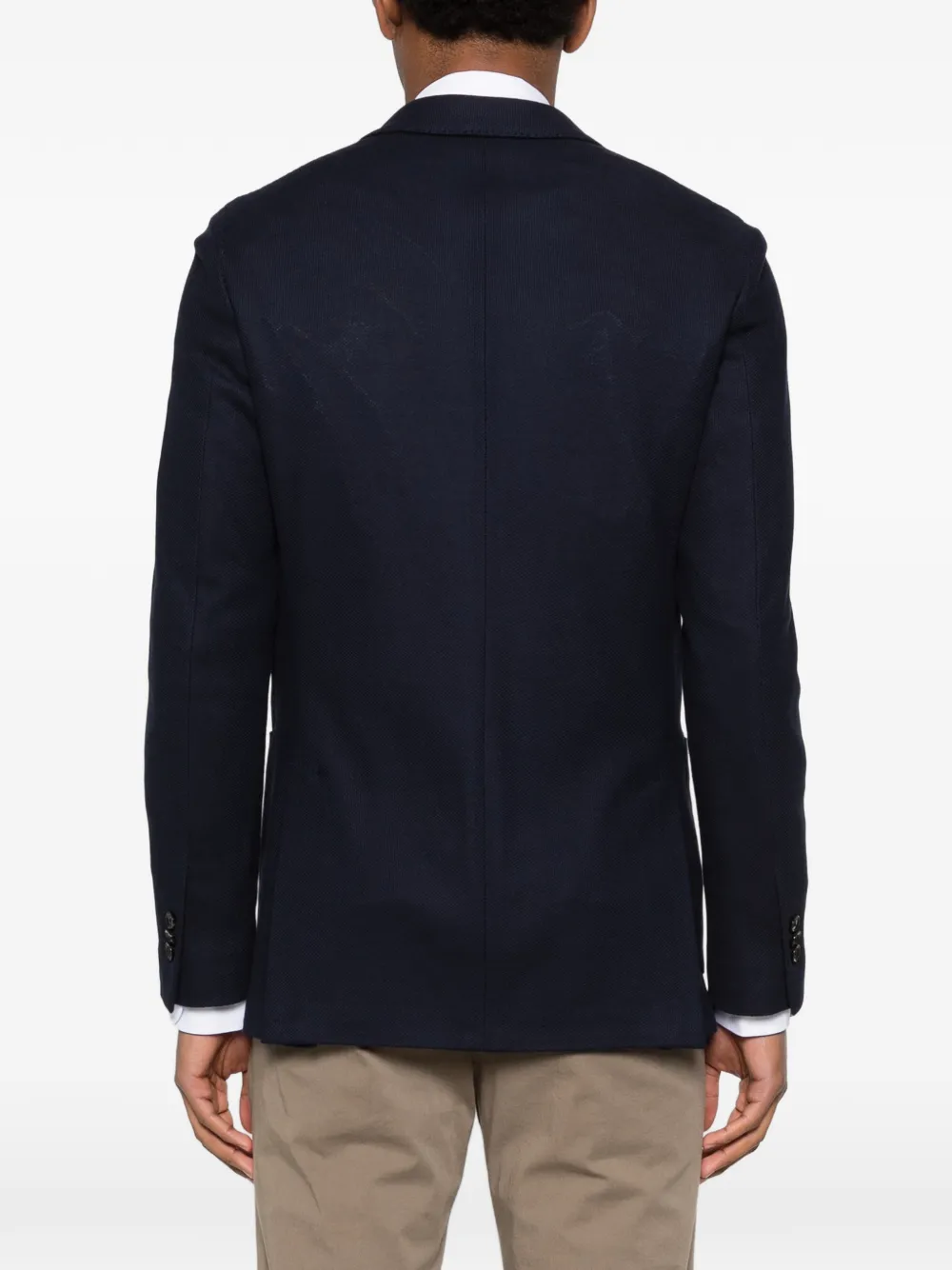 Lardini Blazer met enkele rij knopen Blauw
